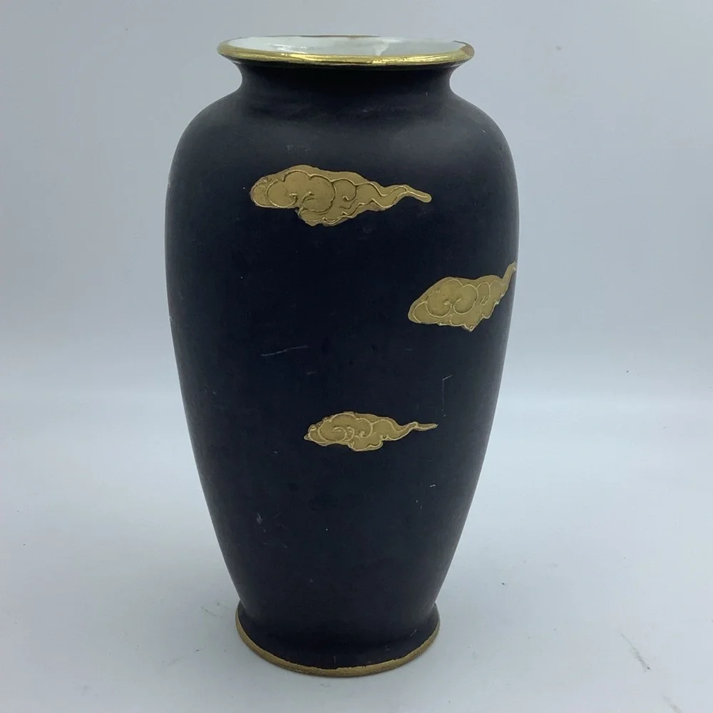 Rising Sun Japanese Hand Painted Vase